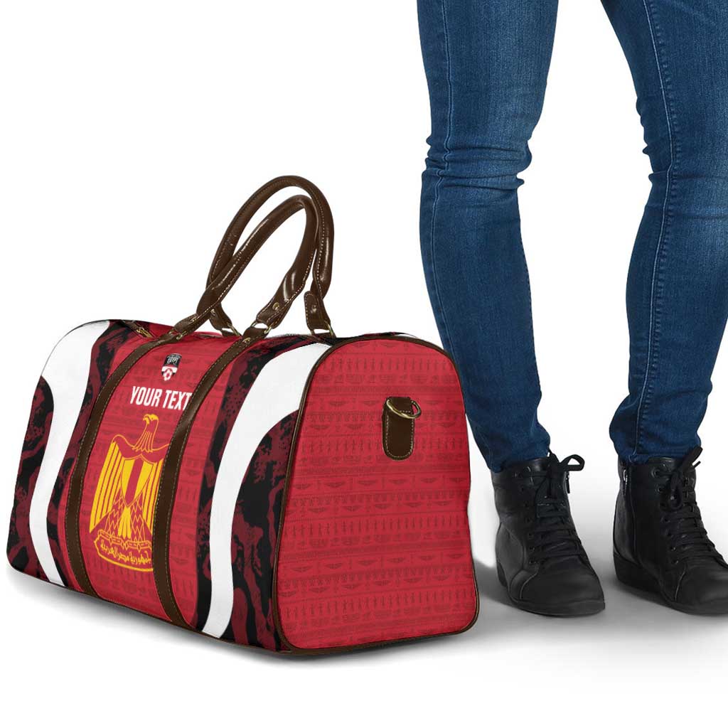 Custom Egypt Football Travel Bag 2026 Go Pharaohs Ancient Egyptian Pattern - African Pride