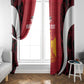 Custom Egypt Football Window Curtain 2026 Go Pharaohs Ancient Egyptian Pattern - African Pride