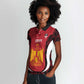 Custom Egypt Football Women Polo Shirt 2026 Go Pharaohs Ancient Egyptian Pattern LT14