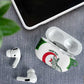 Custom Algeria Football AirPods Case 2026 Go Greens Fennec With Islamic Pattern - African Pride