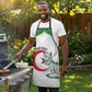 Custom Algeria Football Apron 2026 Go Greens Fennec With Islamic Pattern - African Pride