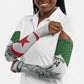 Custom Algeria Football Arm Sleeves 2026 Go Greens Fennec With Islamic Pattern - African Pride