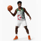 Custom Algeria Football Basketball Jersey 2026 Go Greens Fennec With Islamic Pattern - African Pride