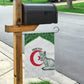 Custom Algeria Football Garden Flag 2026 Go Greens Fennec With Islamic Pattern - African Pride