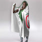 Custom Algeria Football Hooded Blanket 2026 Go Greens Fennec With Islamic Pattern - African Pride