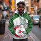 Custom Algeria Football Hoodie 2026 Go Greens Fennec With Islamic Pattern - African Pride