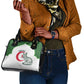 Custom Algeria Football Shoulder Handbag 2026 Go Greens Fennec With Islamic Pattern - African Pride