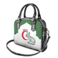 Custom Algeria Football Shoulder Handbag 2026 Go Greens Fennec With Islamic Pattern - African Pride