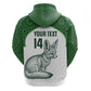 Custom Algeria Football Zip Hoodie 2026 Go Greens Fennec With Islamic Pattern - African Pride