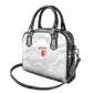 Custom Tunisia Football Shoulder Handbag 2026 Eagles of Carthage White Grunge - African Pride