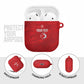 Custom Tunisia Football AirPods Case 2026 Eagles of Carthage Red Grunge - African Pride