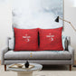 Custom Tunisia Football Pillow Cover 2026 Eagles of Carthage Red Grunge - African Pride