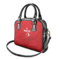 Custom Tunisia Football Shoulder Handbag 2026 Eagles of Carthage Red Grunge - African Pride