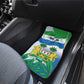 Personalised Afro Sierra Leone Car Mats Chimp With Drum - Happy Independence Day