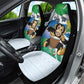 Personalised Afro Sierra Leone Car Seat Cover Chimp With Drum - Happy Independence Day