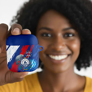 Cape Verde Independence Day AirPods Case 51st Anniversary Manatee Coat Of Arms