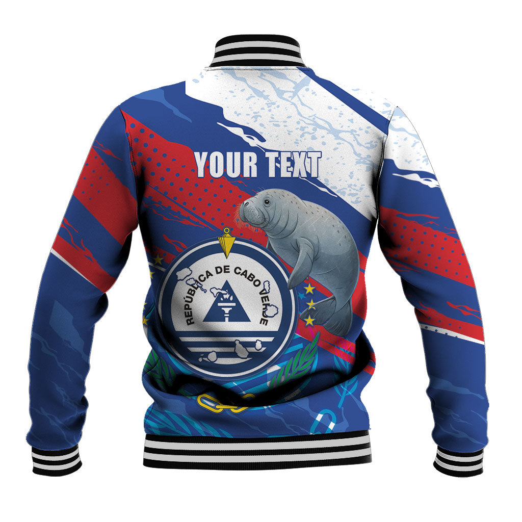 Personalized Cape Verde Independence Day Baseball Jacket 51st Anniversary Manatee Coat Of Arms