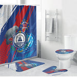 Cape Verde Independence Day Bathroom Set 51st Anniversary Manatee Coat Of Arms
