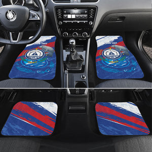 Personalized Cape Verde Independence Day Car Mats 51st Anniversary Manatee Coat Of Arms