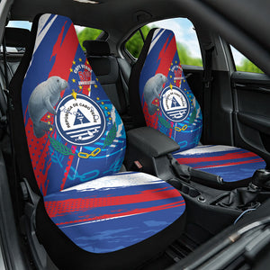 Cape Verde Independence Day Car Seat Cover 51st Anniversary Manatee Coat Of Arms