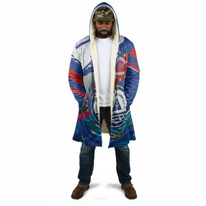 Personalized Cape Verde Independence Day Cloak 51st Anniversary Manatee Coat Of Arms