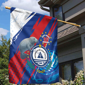Cape Verde Independence Day Garden Flag 51st Anniversary Manatee Coat Of Arms