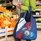 Cape Verde Independence Day Grocery Bag 51st Anniversary Manatee Coat Of Arms