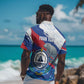 Personalized Cape Verde Independence Day Hawaiian Shirt 51st Anniversary Manatee Coat Of Arms