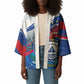 Personalized Cape Verde Independence Day Kimono 51st Anniversary Manatee Coat Of Arms
