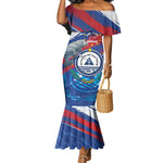 Personalized Cape Verde Independence Day Mermaid Dress 51st Anniversary Manatee Coat Of Arms