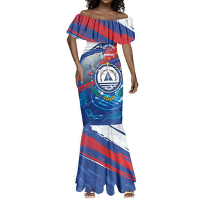 Personalized Cape Verde Independence Day Mermaid Dress 51st Anniversary Manatee Coat Of Arms