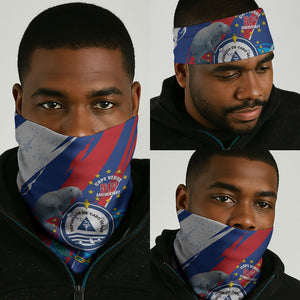 Cape Verde Independence Day Neck Gaiter 51st Anniversary Manatee Coat Of Arms