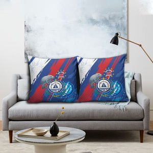 Cape Verde Independence Day Pillow Cover 51st Anniversary Manatee Coat Of Arms