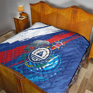 Cape Verde Independence Day Quilt 51st Anniversary Manatee Coat Of Arms
