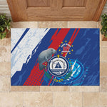 Cape Verde Independence Day Rubber Doormat 51st Anniversary Manatee Coat Of Arms