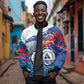 Personalized Cape Verde Independence Day Sleeve Zip Bomber Jacket 51st Anniversary Manatee Coat Of Arms