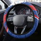 Cape Verde Independence Day Steering Wheel Cover 51st Anniversary Manatee Coat Of Arms