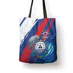 Cape Verde Independence Day Tote Bag 51st Anniversary Manatee Coat Of Arms