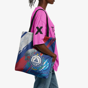 Cape Verde Independence Day Tote Bag 51st Anniversary Manatee Coat Of Arms
