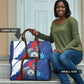 Cape Verde Independence Day Travel Bag 51st Anniversary Manatee Coat Of Arms