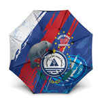 Cape Verde Independence Day Umbrella 51st Anniversary Manatee Coat Of Arms