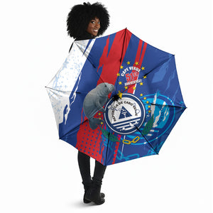 Cape Verde Independence Day Umbrella 51st Anniversary Manatee Coat Of Arms