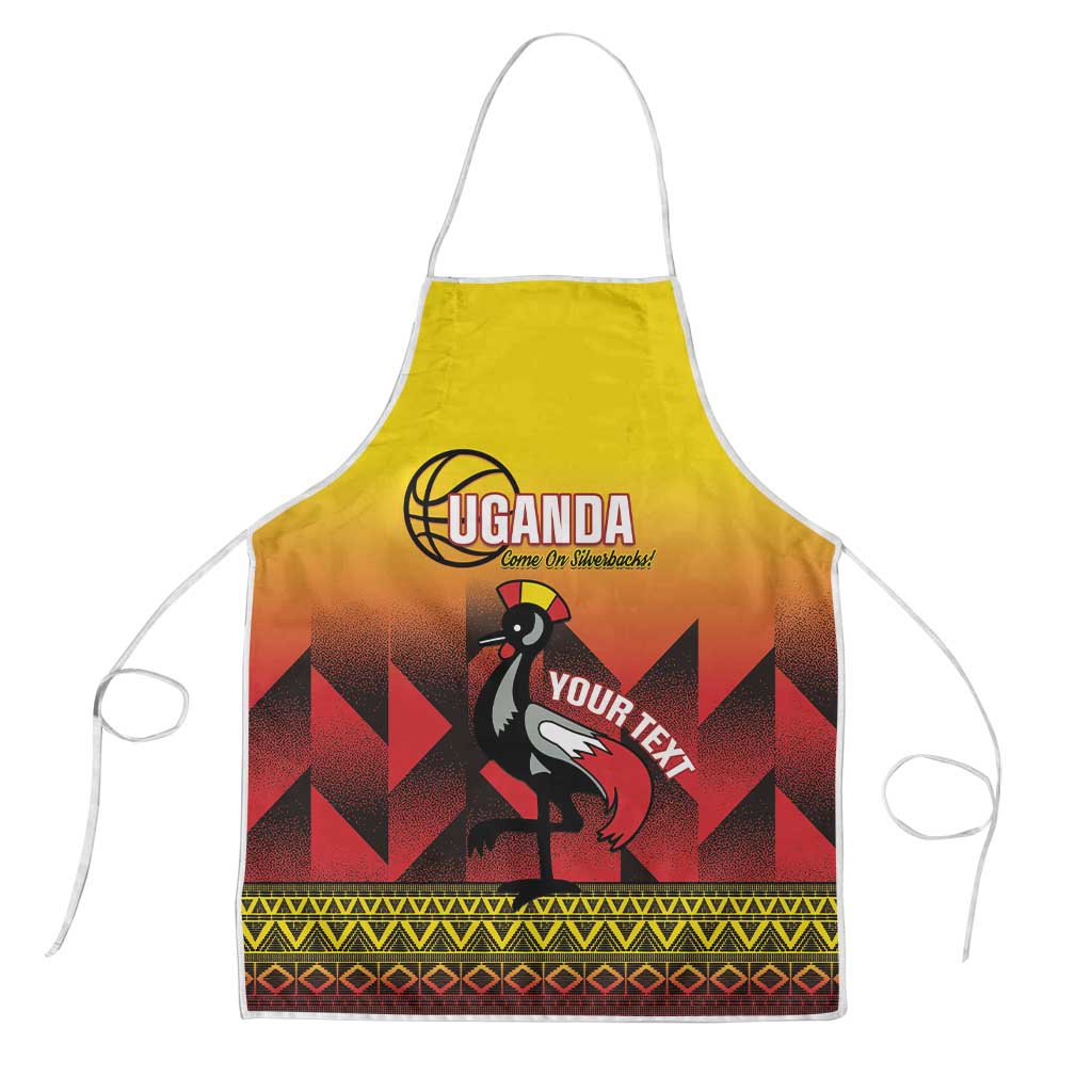 Uganda Basketball Custom Apron Come On Silverbacks African Pattern