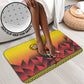 Uganda Basketball Custom Bathroom Set Come On Silverbacks African Pattern