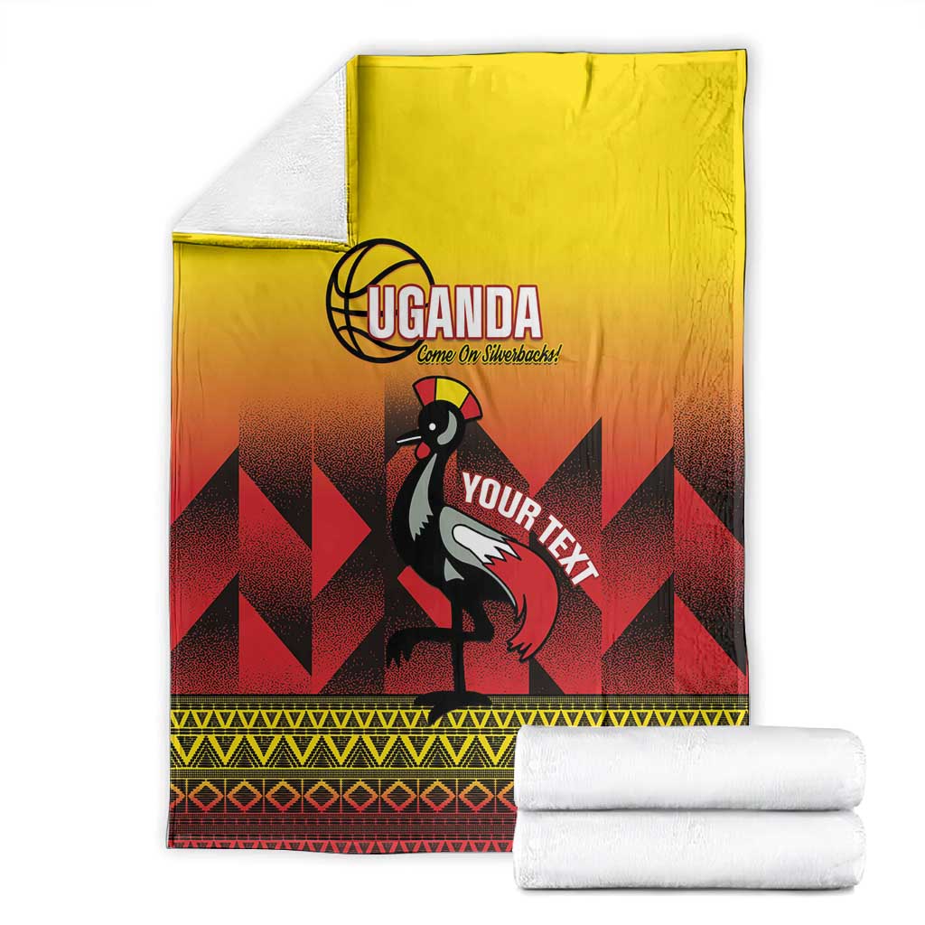 Afro Basketball Custom Uganda Blanket Come On Silverbacks African Pattern - African Pride