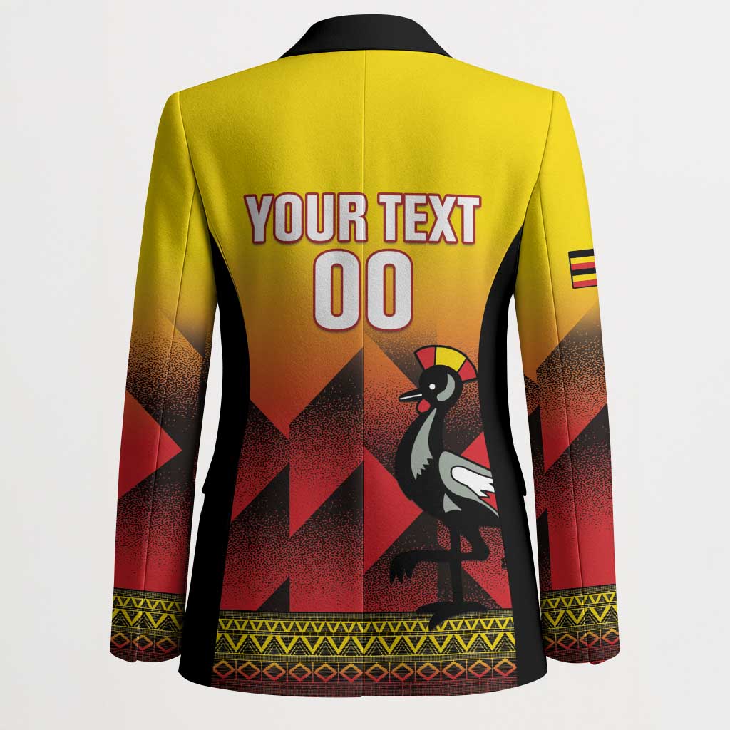 Uganda Basketball Custom Blazer Come On Silverbacks African Pattern