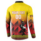 Uganda Basketball Custom Button Sweatshirt Come On Silverbacks African Pattern