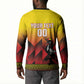 Uganda Basketball Custom Button Sweatshirt Come On Silverbacks African Pattern