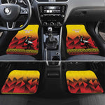 Afro Basketball Custom Uganda Car Mats Come On Silverbacks African Pattern - African Pride