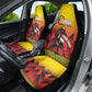 Afro Basketball Custom Uganda Car Seat Cover Come On Silverbacks African Pattern - African Pride